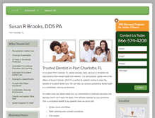 Tablet Screenshot of dentistportcharlotte.net